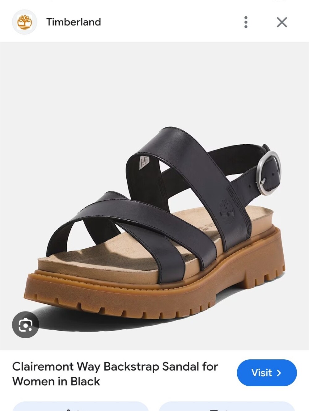 NWOT Timberland Womens Clairemont Way Backstrap Sandal